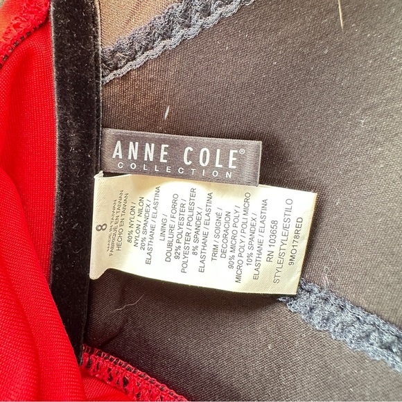 Anne Cole Vibrant Red Swimsuit - Picture 4 of 4